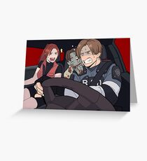 Before the accident Greeting Card