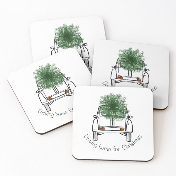Item preview, Cute Citroen car 2CV Christmas tree, driving home designed and sold by OhNoNotAgain42.