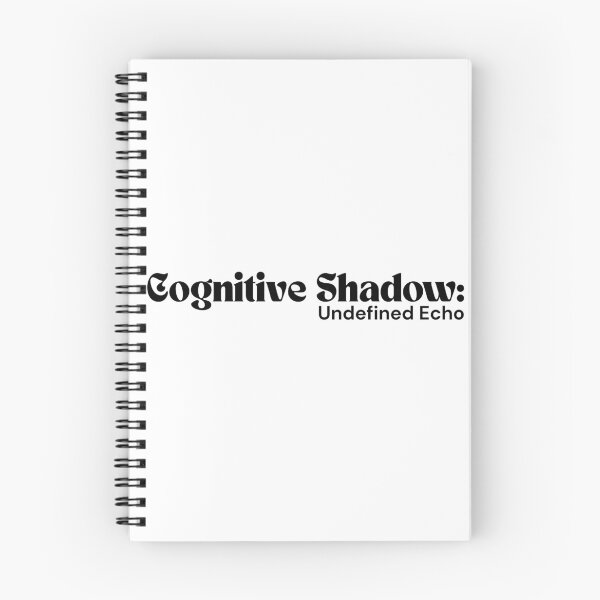 Item preview, Cognitive Shadow: Undefined Echo – Minimalist Text Design | Dark Humor Quote | RETL Style designed and sold by RETL.
