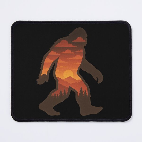 Item preview, Bigfoot Sunset Silhouette Art designed and sold by Planetporridge.