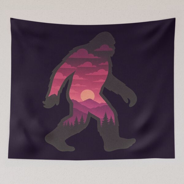 Item preview, Bigfoot Sunset Silhouette Design designed and sold by Planetporridge.