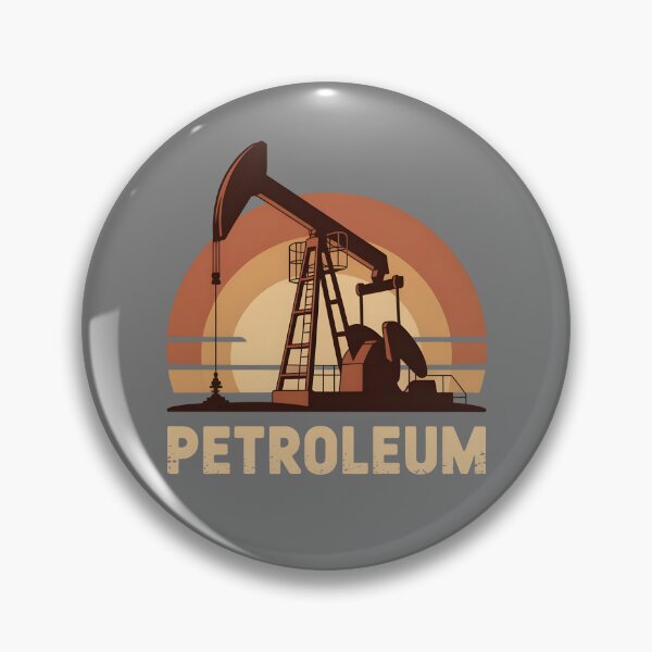 Item preview, Petroleum Pumpjack Retro Texas Oilfield designed and sold by AniArtPL.