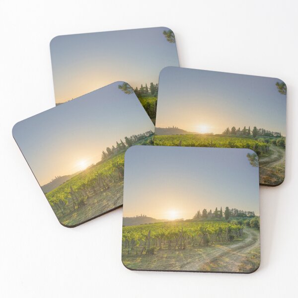 Item preview, Vineyards and a country road in the San Gimignano countryside. Tuscany, Italy designed and sold by Stefano Orazzini.