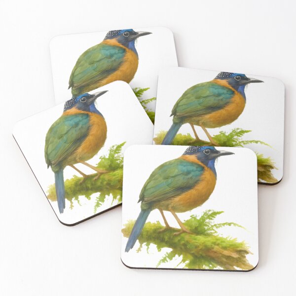 Item preview, Pitta-like Ground Roller (Atelornis pittoides) designed and sold by HOMETOWN86.