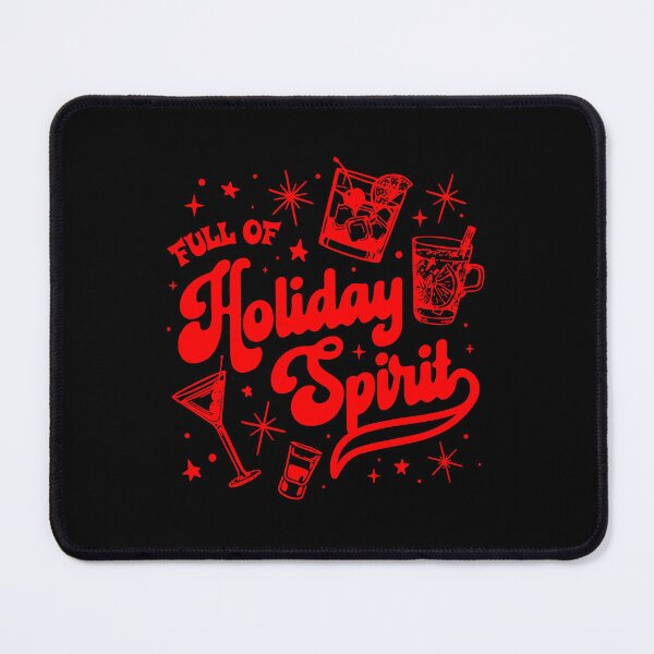 Item preview, Full Of Holiday Spirit Christmas Drinking Retro Cocktails  designed and sold by JEFDodsonArt.