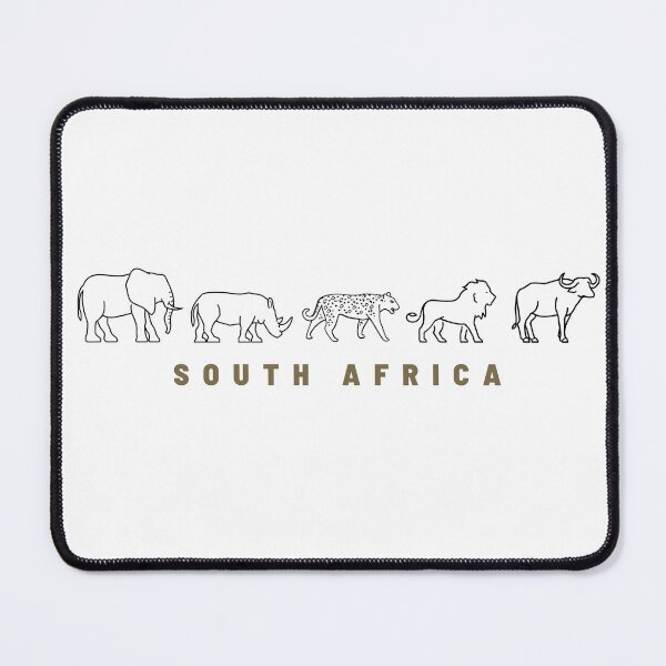 Item preview, The Big 5 African Safari Animals - Wildlife Illustration designed and sold by Marlienart.