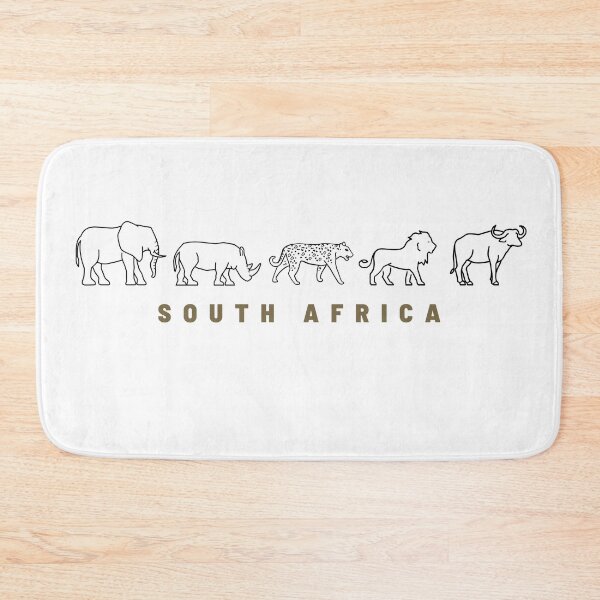 Item preview, The Big 5 African Safari Animals - Wildlife Illustration designed and sold by Marlienart.