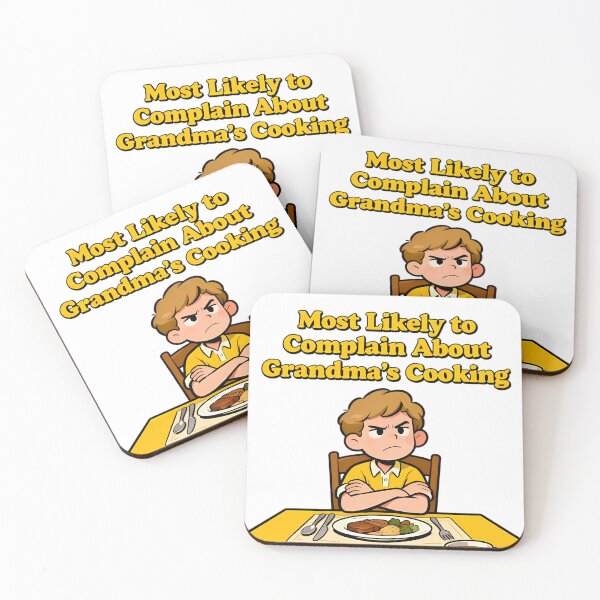 Item preview, Most Likely to Complain About Grandma's Cooking | Funny Family Christmas designed and sold by Flowing Colurs.