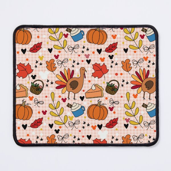 Item preview,  Magical Thanksgiving Pattern | Mickey Fall Turkey and Pumpkin Pie Design designed and sold by annebmeadows.
