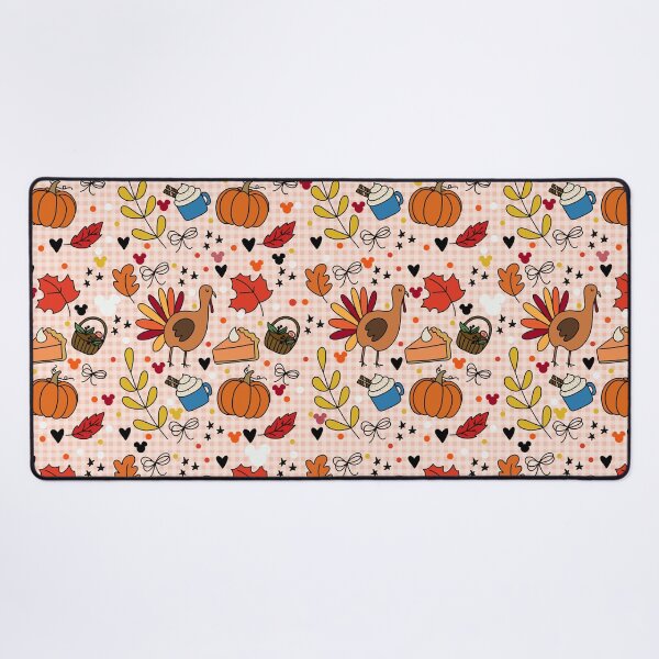 Item preview,  Magical Thanksgiving Pattern | Mickey Fall Turkey and Pumpkin Pie Design designed and sold by annebmeadows.