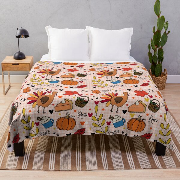 Item preview, Magical Thanksgiving Pattern | Mickey Fall Turkey and Pumpkin Pie Design designed and sold by annebmeadows.