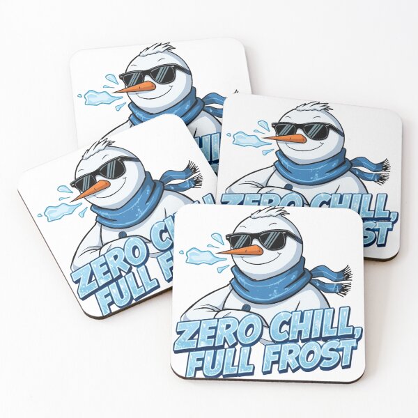 Item preview, Zero Chill, Full Frost – Cool Snowman Christmas Design designed and sold by VandJStore.