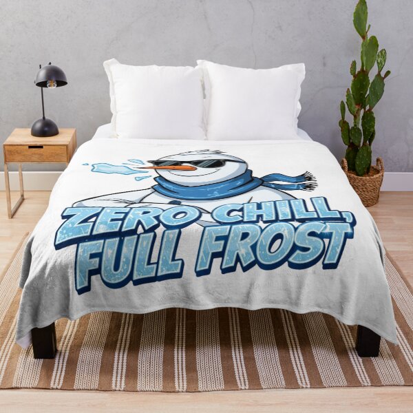 Item preview, Zero Chill, Full Frost – Cool Snowman Christmas Design designed and sold by VandJStore.