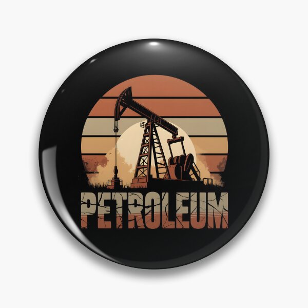 Item preview, Petroleum Pumpjack Retro Texas Oilfield designed and sold by AniArtPL.