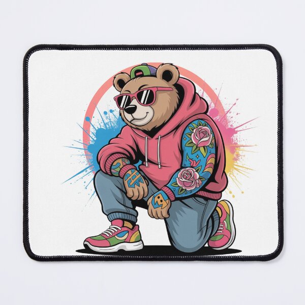 Item preview, Streetwear bear designed and sold by Chris-graphics-art.
