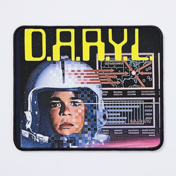 Item preview, D.A.R.Y.L. 1985 Retro Poster – Classic 80s Sci-Fi Style designed and sold by Miaou Studio.