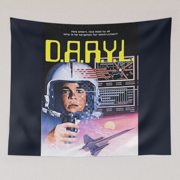 Item preview, D.A.R.Y.L. 1985 Retro Poster – Classic 80s Sci-Fi Style designed and sold by Miaou Studio.