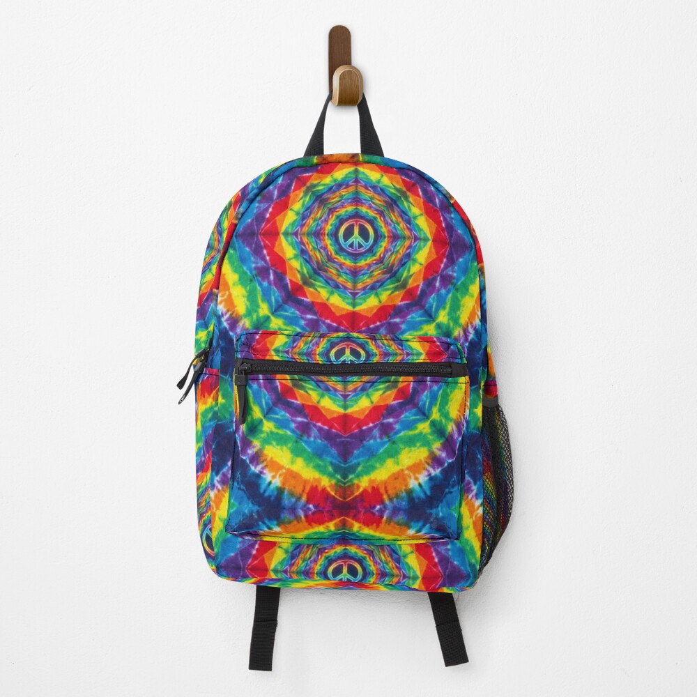 Peace Tye Dye backpack