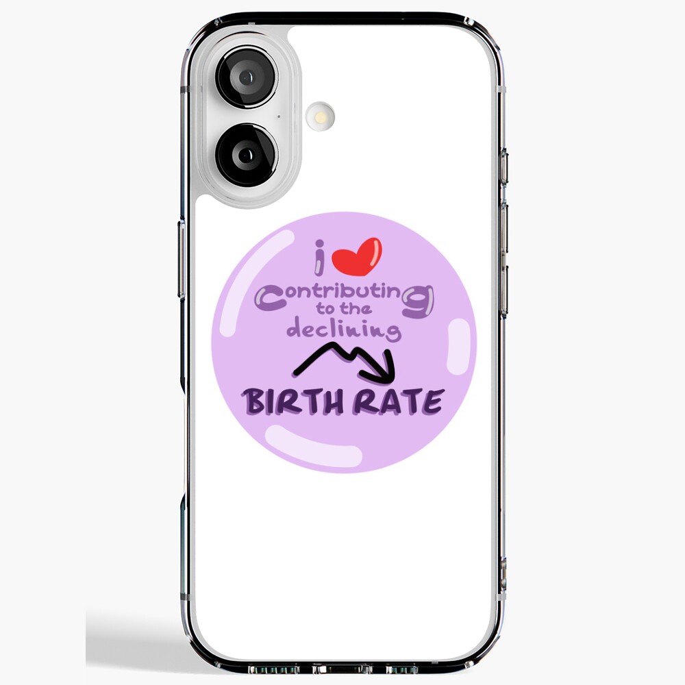 i love contributing to the declining birth rate Sticker