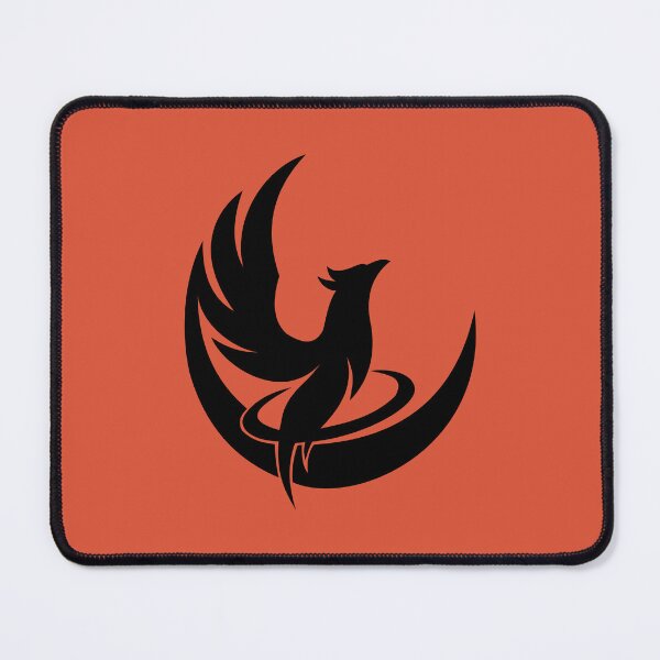 Item preview, Phoenix Rising Crescent – Cosmic Rebellion Emblem - Black designed and sold by VoglR.