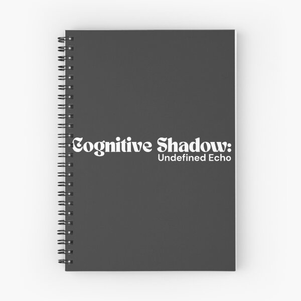 Item preview, Cognitive Shadow: Undefined Echo (White Edition) – Minimalist Text | Surreal Digital Quote | RETL Style designed and sold by RETL.