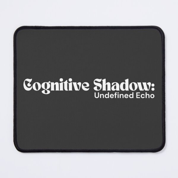Item preview, Cognitive Shadow: Undefined Echo (White Edition) – Minimalist Text | Surreal Digital Quote | RETL Style designed and sold by RETL.
