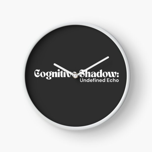 Item preview, Cognitive Shadow: Undefined Echo (White Edition) – Minimalist Text | Surreal Digital Quote | RETL Style designed and sold by RETL.