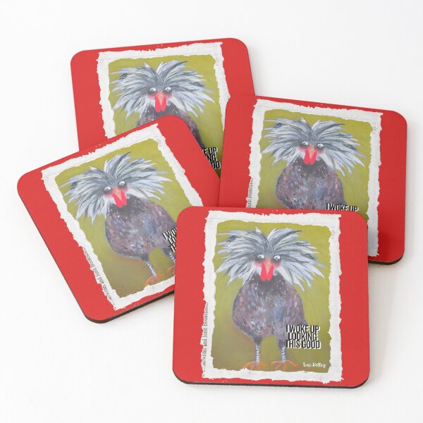 Item preview, I Woke Up Looking This Good. Polish Rooster Tee Pet Farm Humor designed and sold by Tori Allbright.