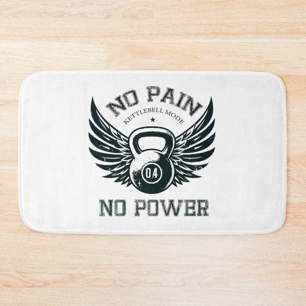 Item preview, No Pain No Power  Kettlebell Mode Training  Winged Kettlebell Fitness Design designed and sold by Design-Pro-21.