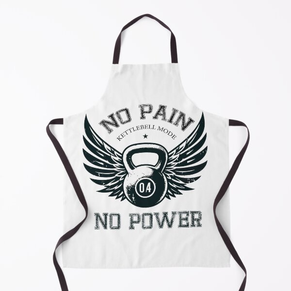 Item preview, No Pain No Power  Kettlebell Mode Training  Winged Kettlebell Fitness Design designed and sold by Design-Pro-21.