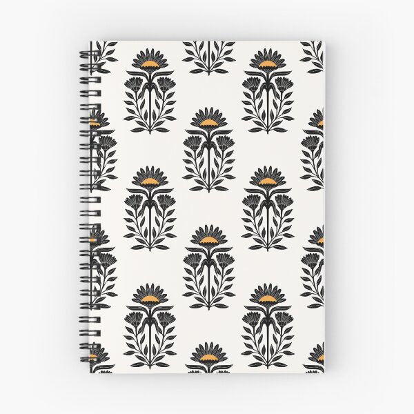 Item preview, Sunflowers Modern Block print designed and sold by pholiumsigma_design.