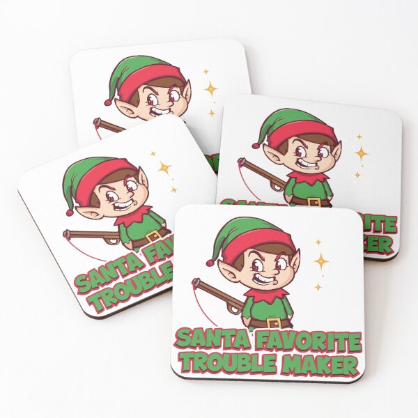 Item preview, Santa’s Favorite Trouble Maker – Mischievous Elf Christmas Design designed and sold by VandJStore.