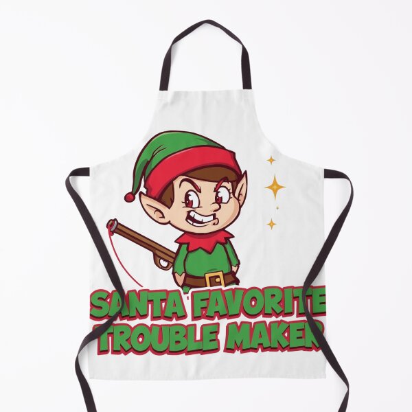 Item preview, Santa’s Favorite Trouble Maker – Mischievous Elf Christmas Design designed and sold by VandJStore.