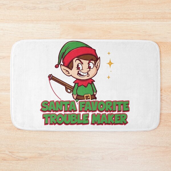 Item preview, Santa’s Favorite Trouble Maker – Mischievous Elf Christmas Design designed and sold by VandJStore.