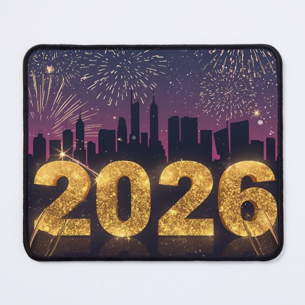 Item preview, Midnight Fireworks New Year Skyline designed and sold by ChicTrendz.