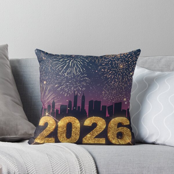 Item preview, Midnight Fireworks New Year Skyline designed and sold by ChicTrendz.
