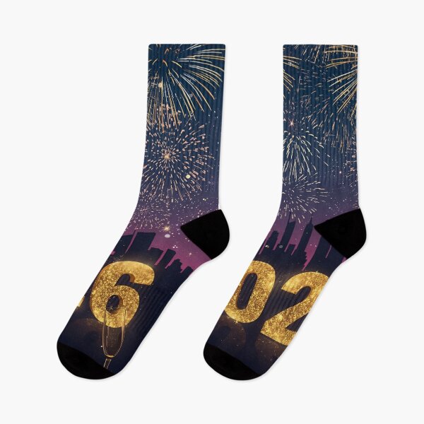 Item preview, Midnight Fireworks New Year Skyline designed and sold by ChicTrendz.