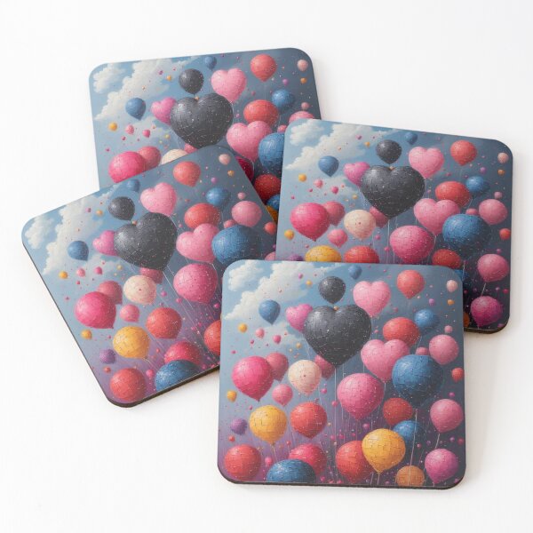 Item preview, Floating balloons of love and joy designed and sold by Mianku | Für das Leben.
