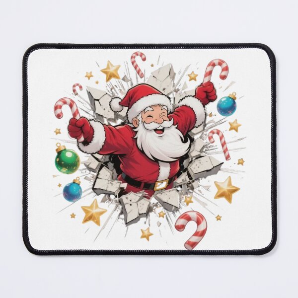 Item preview, Santa Claus Breaks Through Christmas designed and sold by MyTshirtArt.