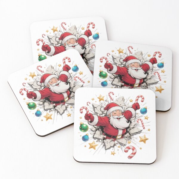 Item preview, Santa Claus Breaks Through Christmas designed and sold by MyTshirtArt.