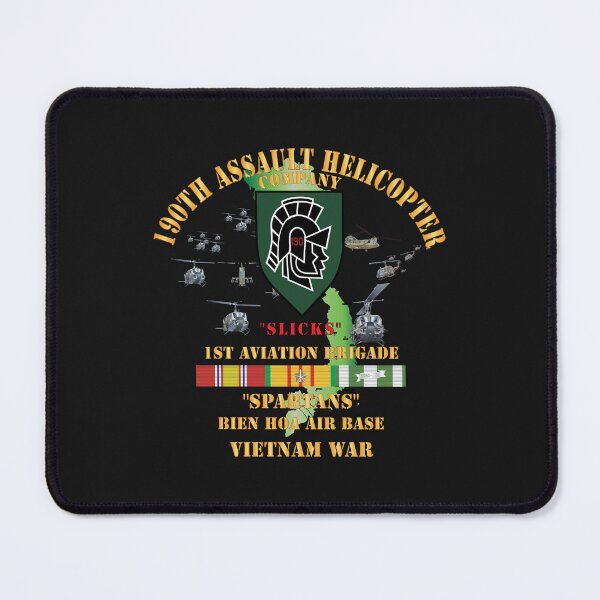 Item preview, Army - 190th Assault Helicopter Company - SSI - Green, Spartans - Bien Hoa Air Base, w VN SVC X 300 designed and sold by Military Insignia Products.