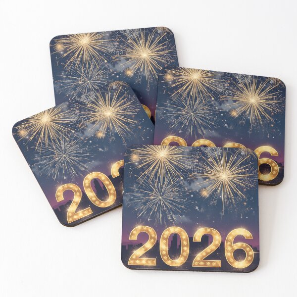 Item preview, Golden 2026 Celebration Nightscape designed and sold by ChicTrendz.