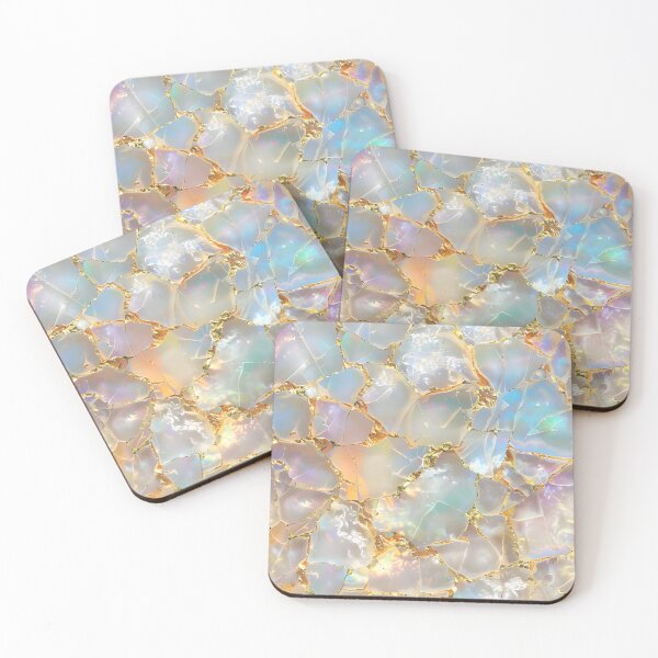 Item preview, Iridescent pastel and gold opal gemstone  designed and sold by FatBirdie.