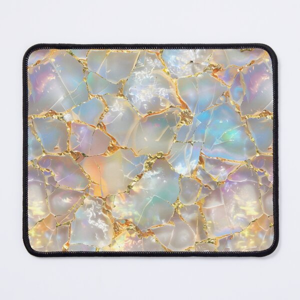 Item preview, Iridescent pastel and gold opal gemstone  designed and sold by FatBirdie.