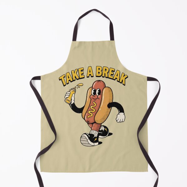 Item preview, Retro Lunch Break: The Mustard Stroll designed and sold by AwesomeBeyondLimits.