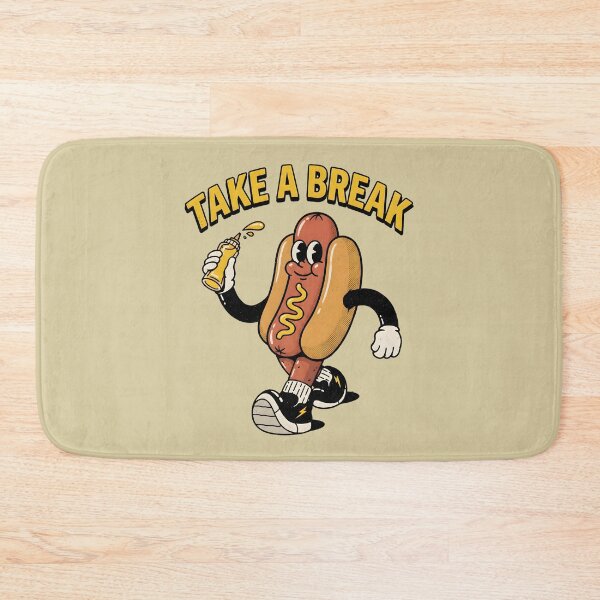 Item preview, Retro Lunch Break: The Mustard Stroll designed and sold by AwesomeBeyondLimits.