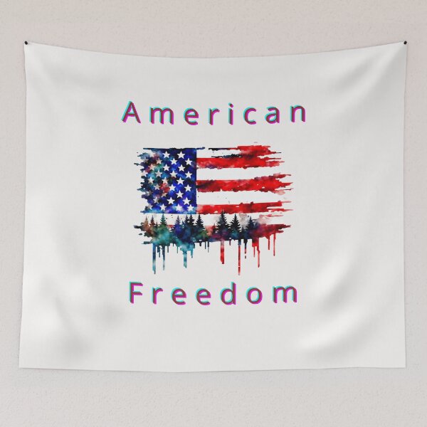 Item preview, American freedom flag designed and sold by ARTProject79.