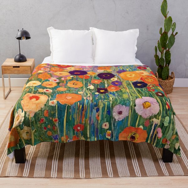 Item preview, Gustav Klimt Flower Garden designed and sold by meldefiart.