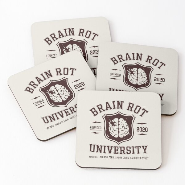 Item preview, Brain Rot University Endless Feed Short Clips Sarcastic Study Design designed and sold by SplashTastic.