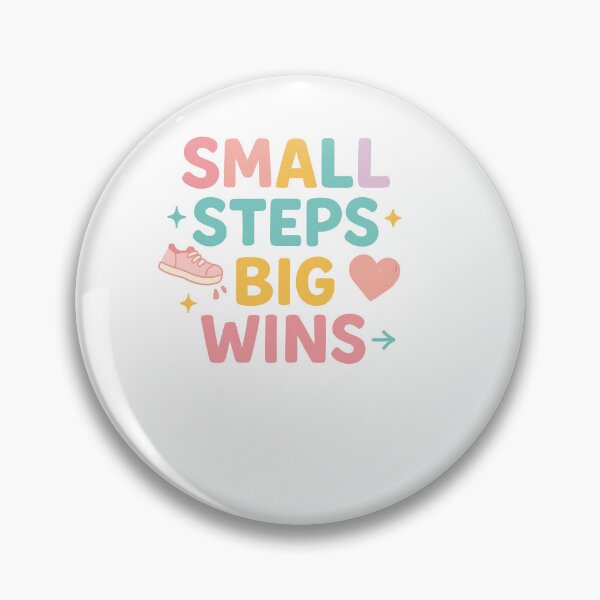 Item preview, Small Steps Big Wins – Pastel Motivation designed and sold by shinelikevenus.